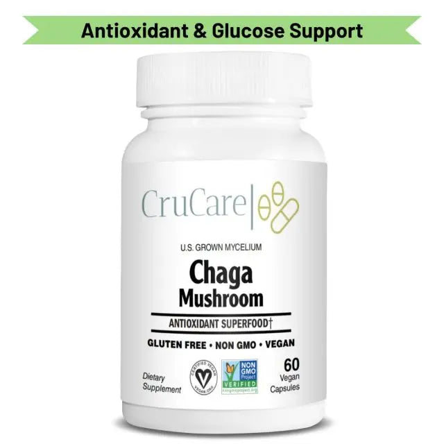 CruCare Functional Mushrooms - Chaga Capsules My Store