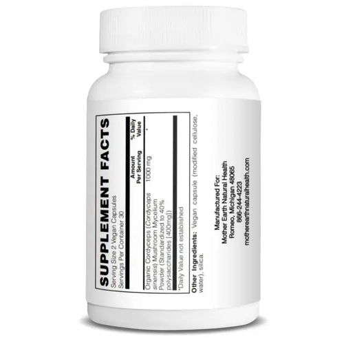 CruCare Functional Mushrooms - Organic Cordyceps Capsules My Store
