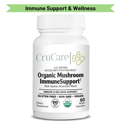 CruCare Functional Mushrooms - Organic Immune Support Blend Capsules My Store