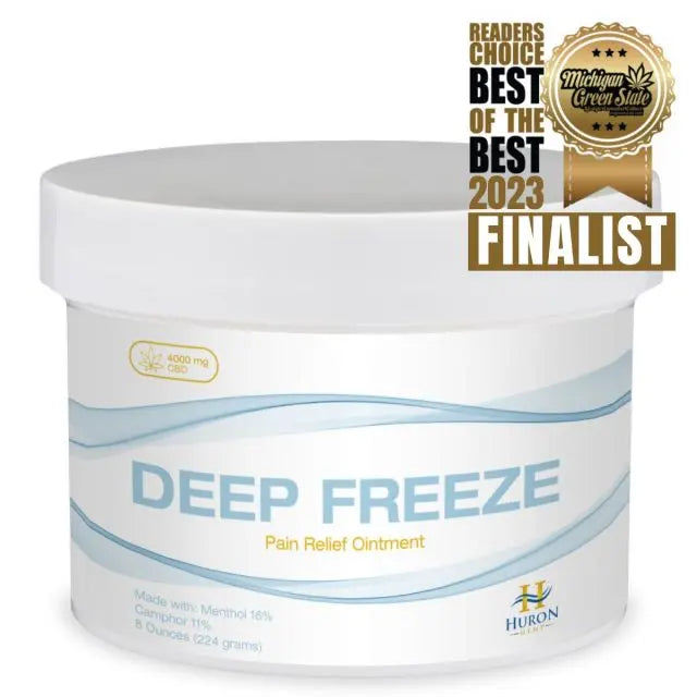 Huron Hemp™ Deep Freeze CBD Pain Relief Ointment - 8oz Value Size My Store