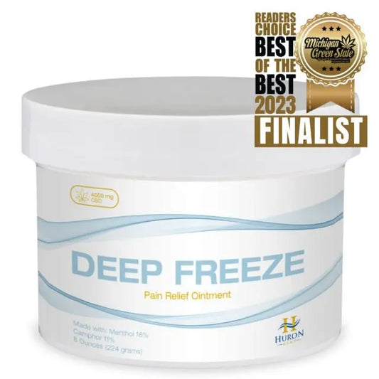 Huron Hemp™ Deep Freeze CBD Pain Relief Ointment - 8oz Value Size My Store