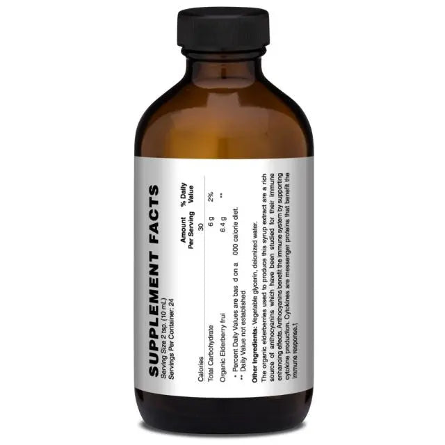 Mother Earth Supplements Elderberry Syrup - Liquid 8oz My Store