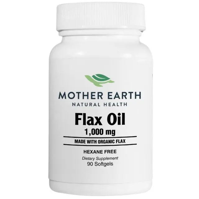 Mother Earth Supplements Flax Oil 1000mg - Softgels My Store