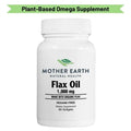Mother Earth Supplements Flax Oil 1000mg - Softgels My Store