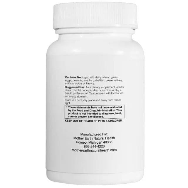 Mother Earth Supplements Gaba 200mg - Chewable Tablets My Store