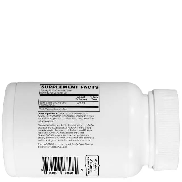 Mother Earth Supplements Gaba 200mg - Chewable Tablets My Store