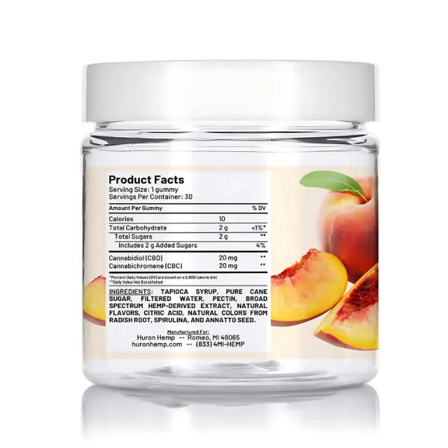 Huron Hemp™ Signature Collection - Glow & Balance Broad Spectrum CBD : CBC Gummies My Store