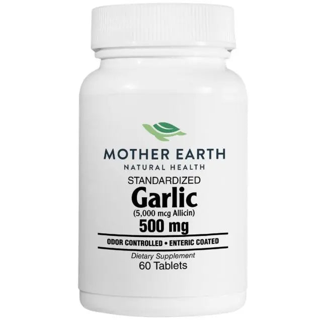 Mother Earth Supplements Garlic 500mg - Tablets My Store