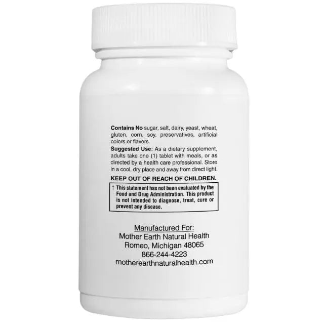 Mother Earth Supplements Garlic 500mg - Tablets My Store