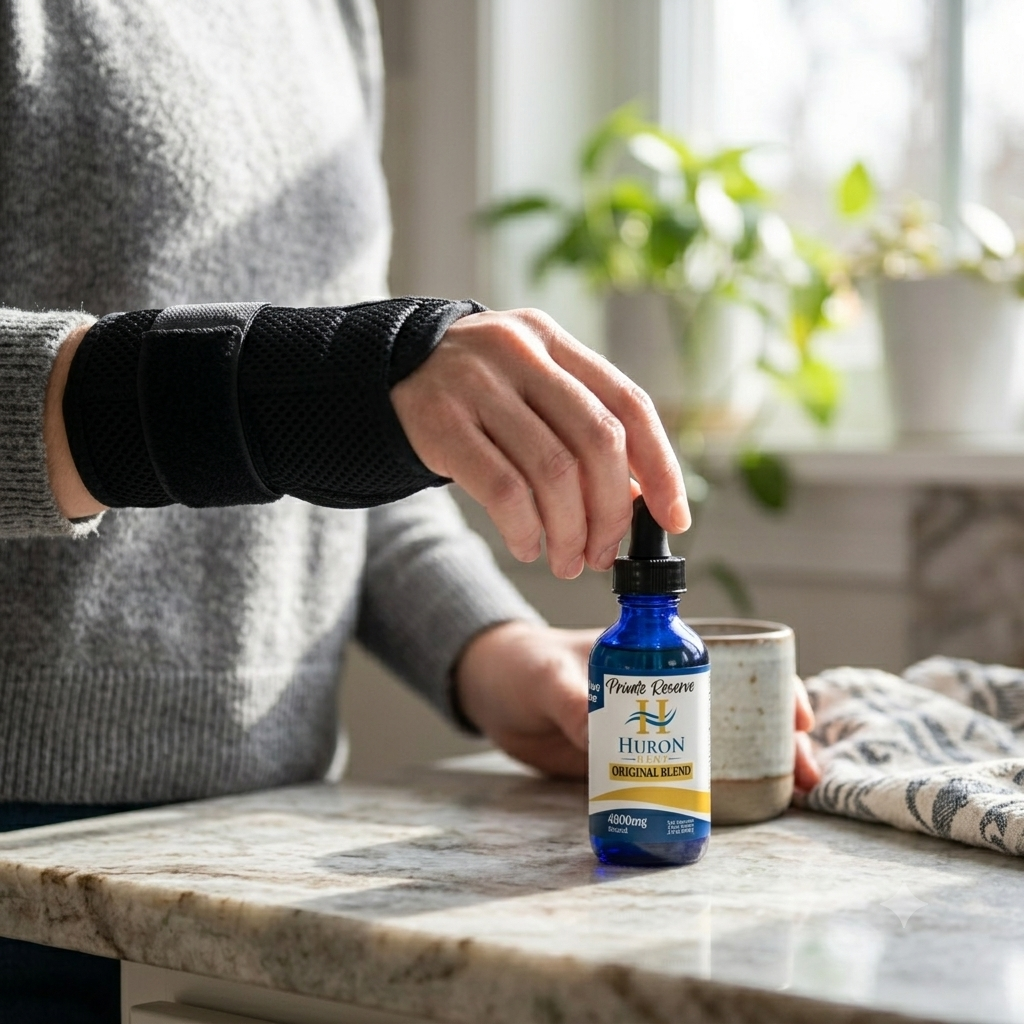 Huron Hemp™ Private Reserve - Full Spectrum CBD Oil - 4800mg Strength - Natural Flavor - Value Size