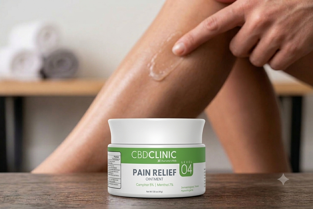 CBD CLINIC™ Level 4 Clinical Strength CBD Ointment – Severe Pain Relief – 1.55oz
