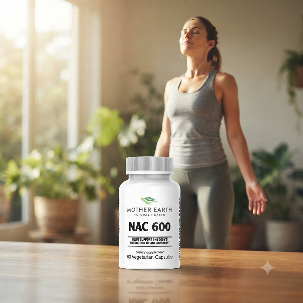 Mother Earth Supplements NAC 600 Plus 60ct