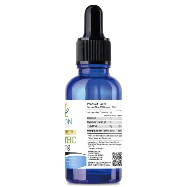 Huron Hemp™ Traditional Full Spectrum CBD Oil - 2500mg Strength - Orange Dream My Store