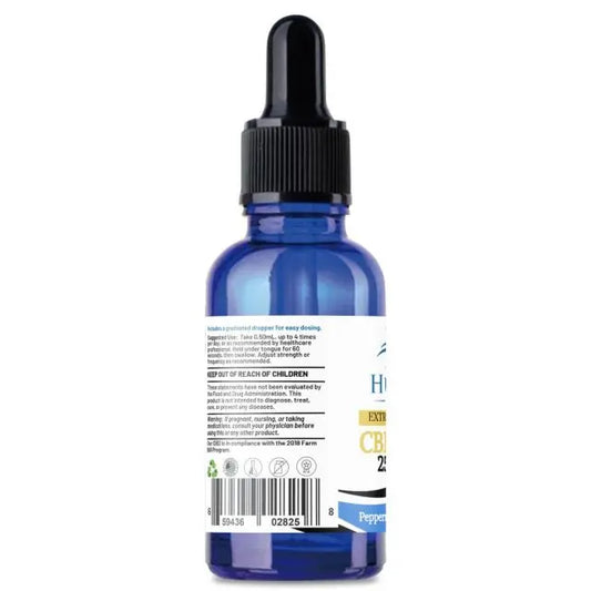 Huron Hemp™ Traditional Full Spectrum CBD Oil - 2500mg Strength - Peppermint My Store