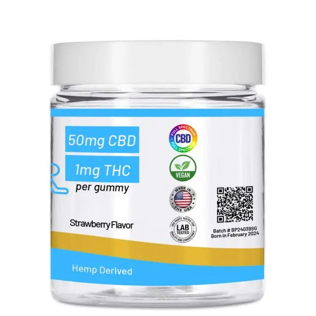 Huron Hemp™ Time Collection - Anytime 50mg Full Spectrum CBD Gummies My Store