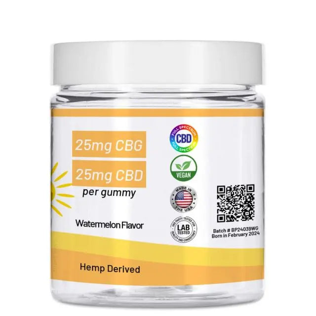 Huron Hemp™ Time Collection - Daytime 25mg CBD : 25mg CBG Full Spectrum Gummies My Store