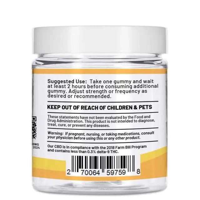 Huron Hemp™ Time Collection - Daytime 25mg CBD : 25mg CBG Full Spectrum Gummies My Store