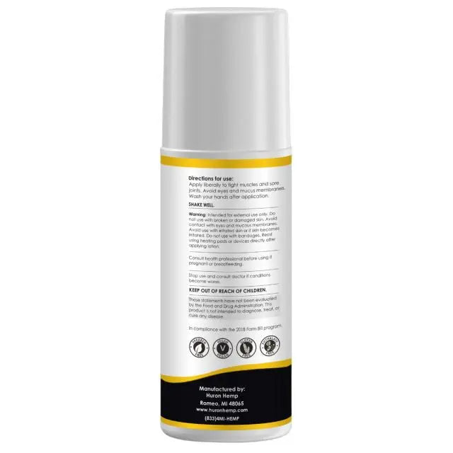 Huron Hemp™ CBD Freeze Roll-On - Athletic Strength My Store