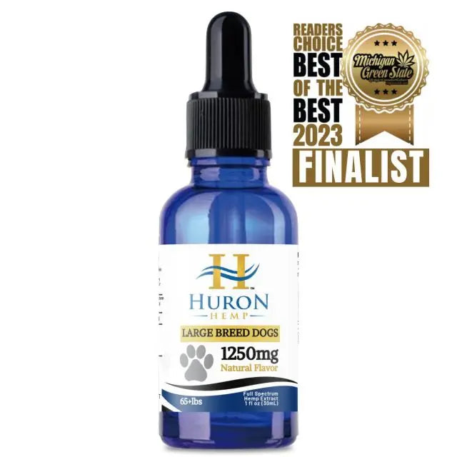 Huron Hemp™ Full Spectrum CBD Oil Tincture for Dogs - Large Breeds 65+ lbs. My Store