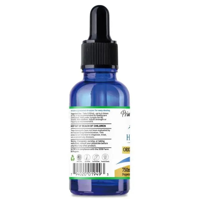 Huron Hemp™ Private Reserve - Full Spectrum CBD Oil - 750mg Strength - Peppermint Mother Earth Natural Health