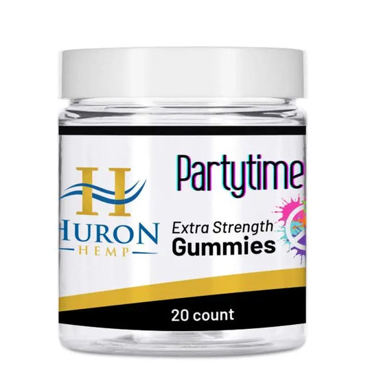 Huron Hemp™ Time Collection - Partytime 10mg CBD : 10mg Delta-9 THC Full Spectrum Gummies My Store