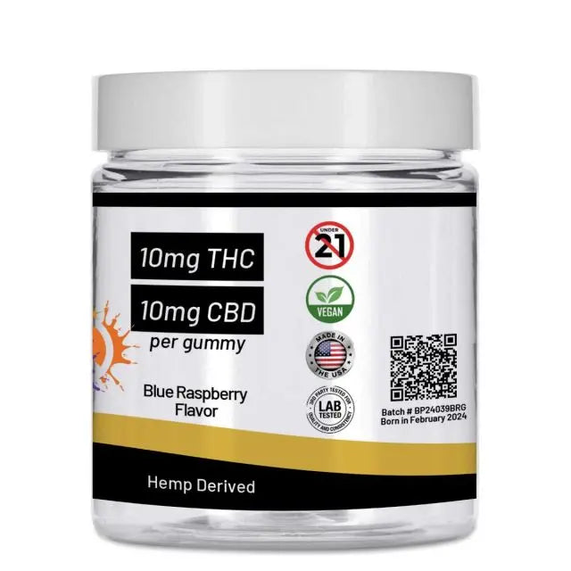 Huron Hemp™ Time Collection - Partytime 10mg CBD : 10mg Delta-9 THC Full Spectrum Gummies My Store