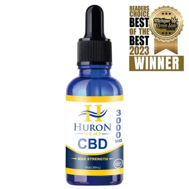 Huron Hemp™ Pure CBD Oil - 3000mg Strength My Store
