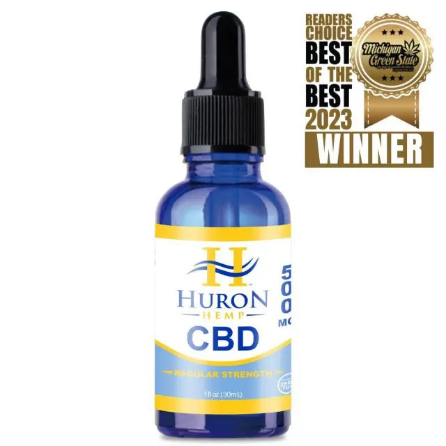 Huron Hemp™ Pure CBD Oil - 500mg Strength My Store