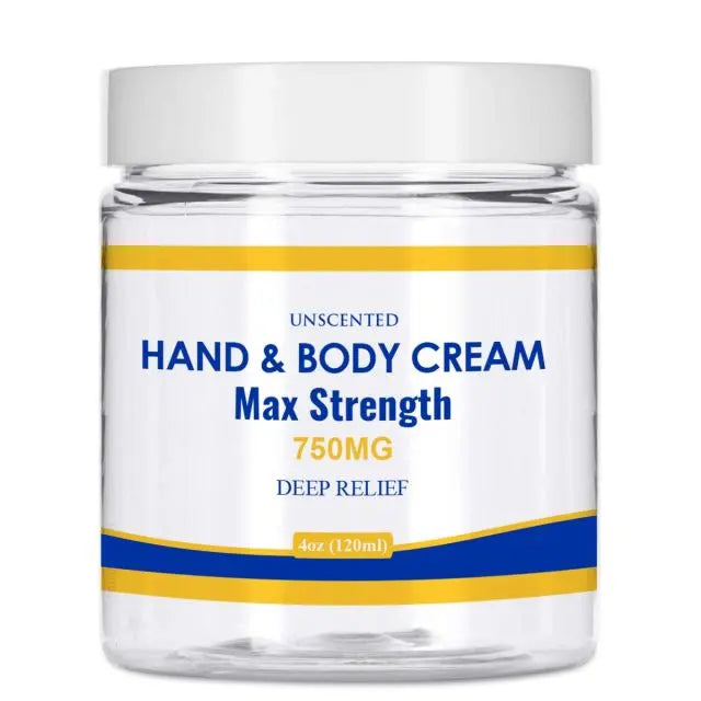 Huron Hemp™ Hand & Body Unscented CBD Cream - Max Strength - 4oz My Store