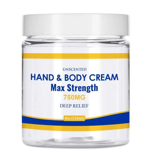 Huron Hemp™ Hand & Body Unscented CBD Cream - Max Strength - 4oz My Store