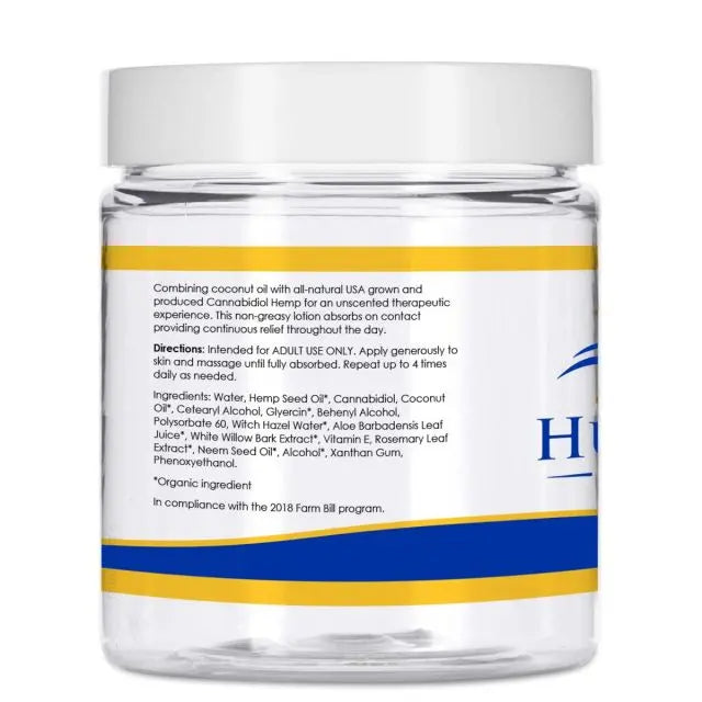 Huron Hemp™ Hand & Body Unscented CBD Cream - Max Strength - 4oz My Store