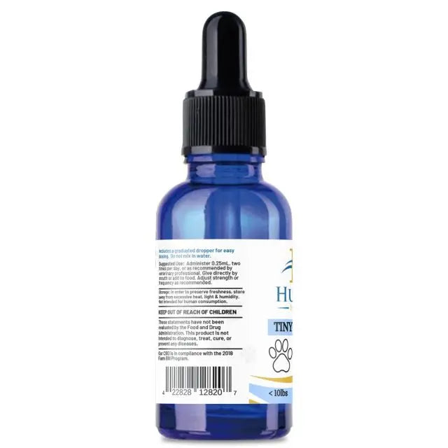 Huron Hemp™ Pure CBD Oil for Tiny Animals - 250mg Strength My Store