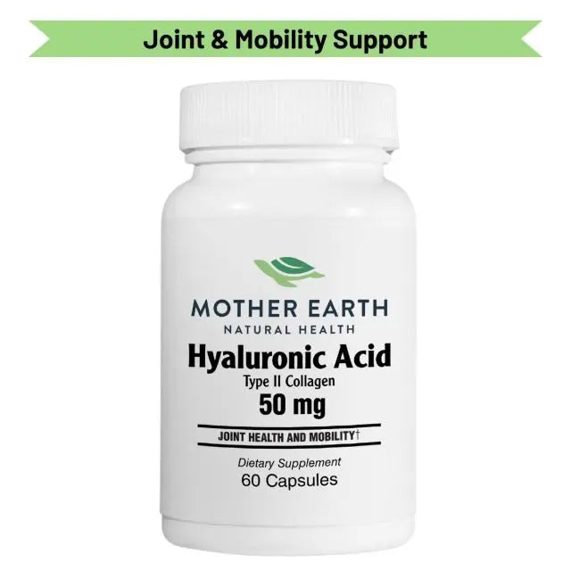 Mother Earth Supplements Hyaluronic Acid 50mg - Capsules My Store