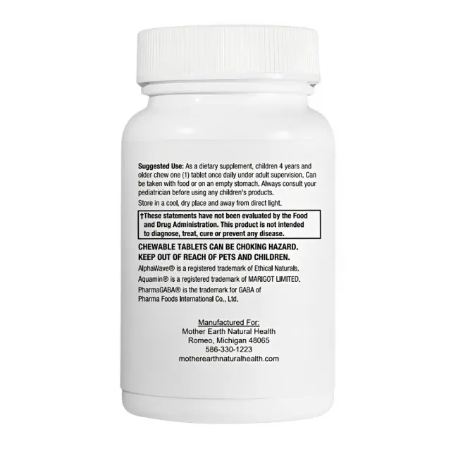 Mother Earth KIDS Kid's Calm - Chewable Mixed Berry Tablets My Store