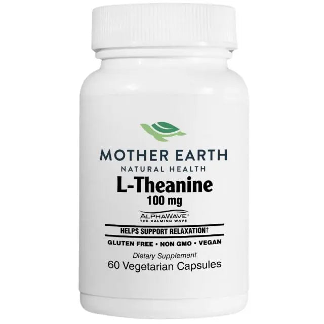 Mother Earth Supplements L-Theanine 100mg - Capsules My Store