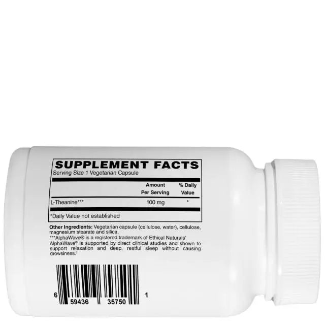 Mother Earth Supplements L-Theanine 100mg - Capsules My Store