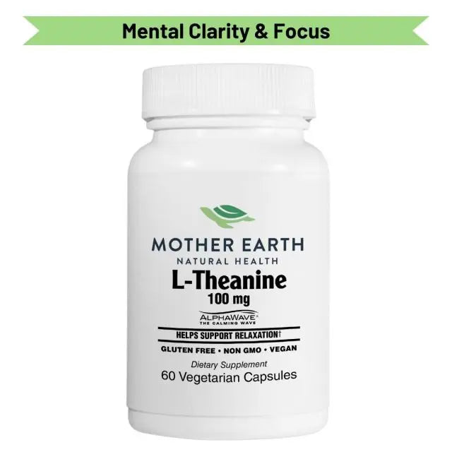 Mother Earth Supplements L-Theanine 100mg - Capsules My Store