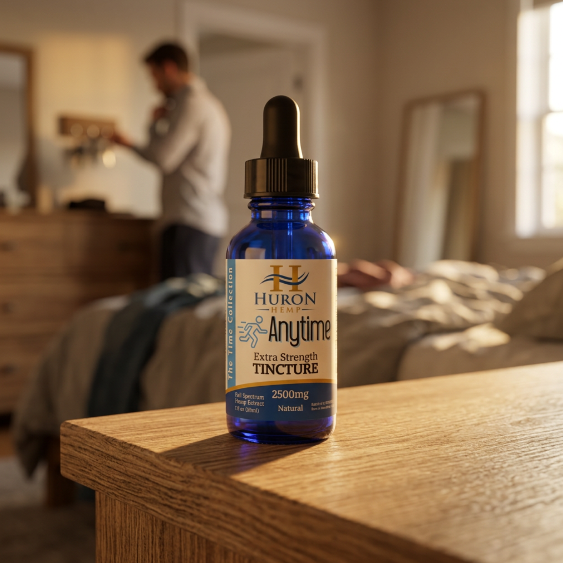Huron Hemp™ Traditional Full Spectrum CBD Oil - 2500mg Strength - Natural