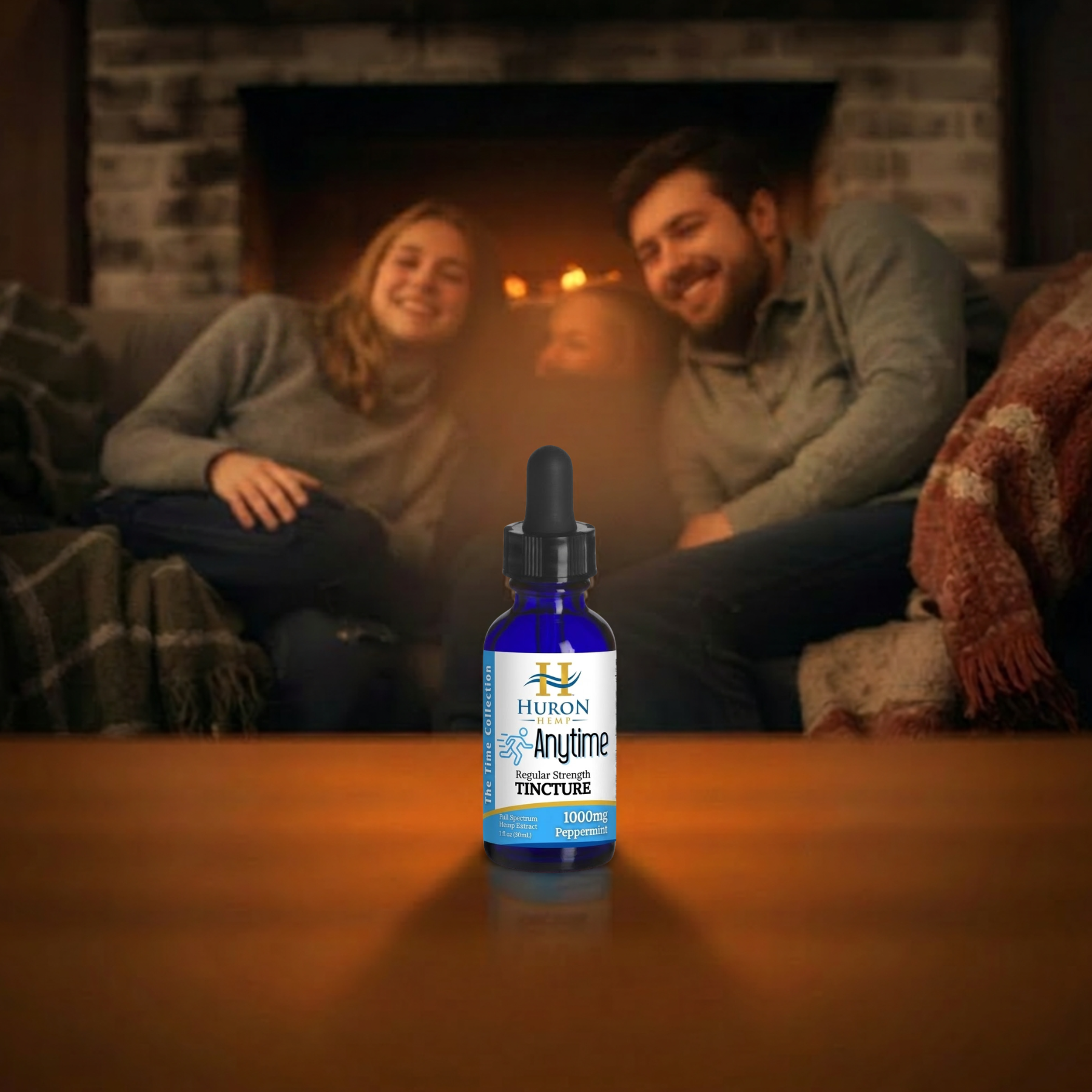 Huron Hemp™ Traditional Full Spectrum CBD Oil - 1000mg Strength - Peppermint