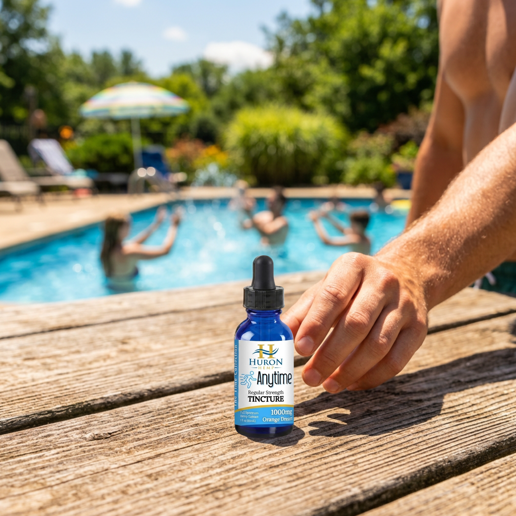 Huron Hemp™ Traditional Full Spectrum CBD Oil - 1000mg Strength - Orange Dream