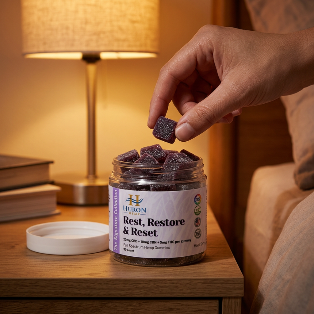 Huron Hemp™ Signature Collection - Rest, Restore & Reset - 4:2:1 Full Spectrum Gummies