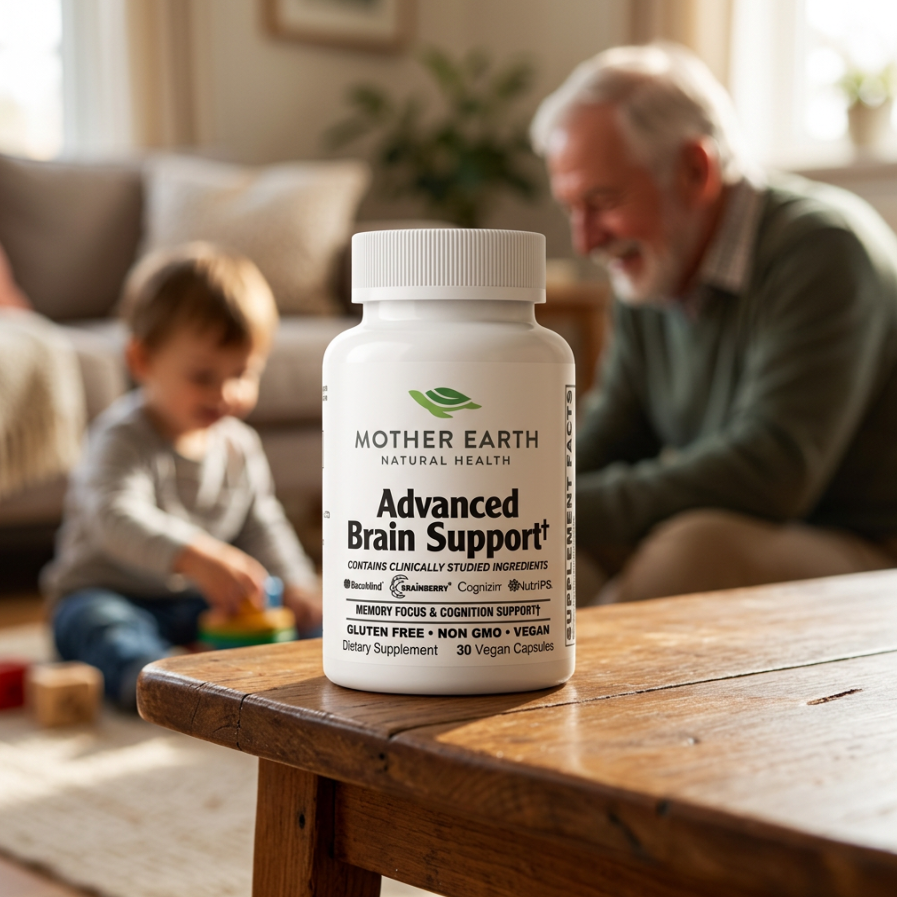 Mother Earth Supplements Advanced Brain Support 30ct