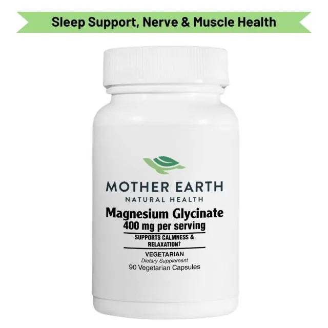 Mother Earth Supplements Magnesium Glycinate - Capsules My Store