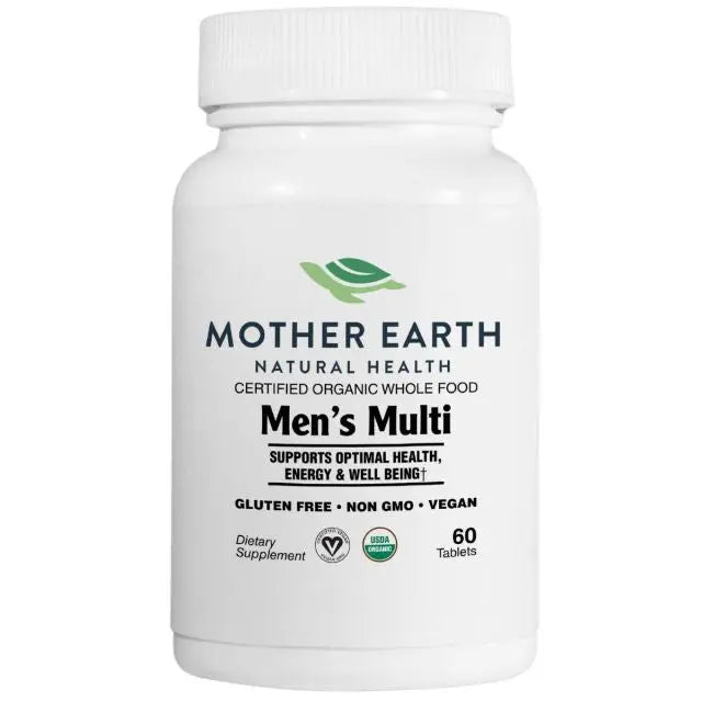 Mother Earth Supplements Organic Whole Food Men's Multi Vitamin - Tablets My Store
