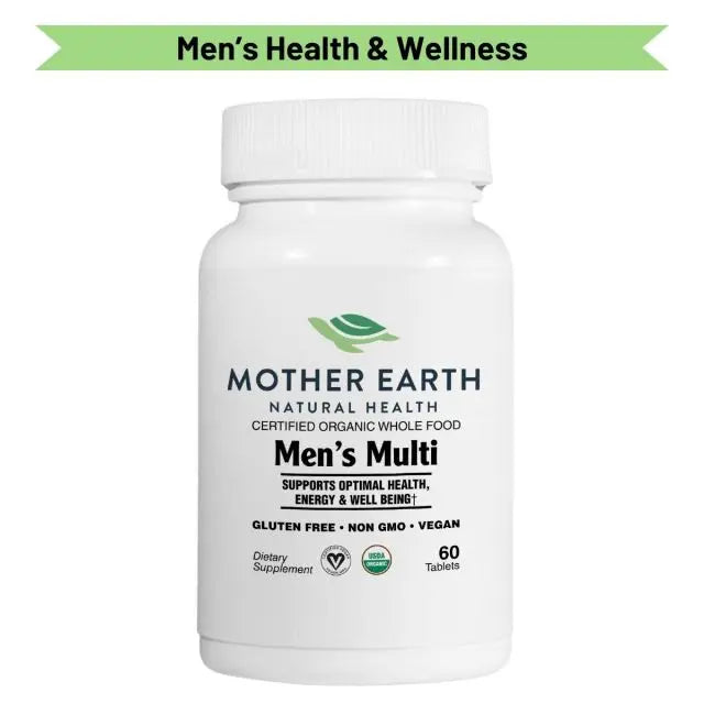 Mother Earth Supplements Organic Whole Food Men's Multi Vitamin - Tablets My Store