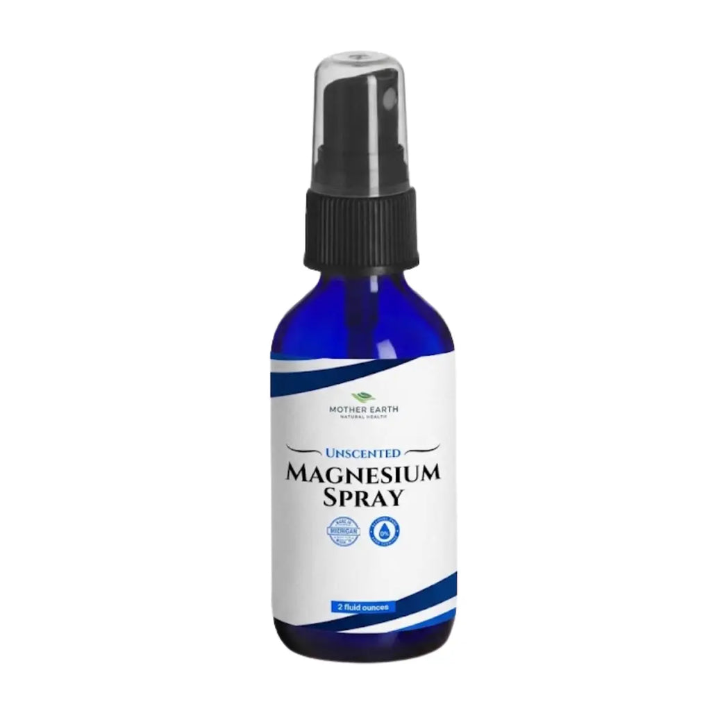Mother Earth Unscented Magnesium Spray 2oz Mother Earth Natural Health