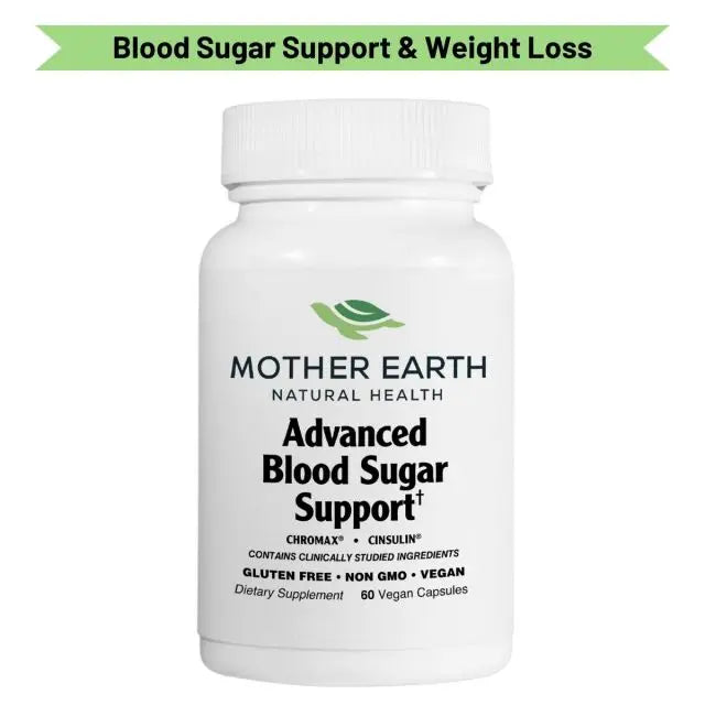 Mother Earth Supplements Advanced Blood Sugar Support - Capsules My Store
