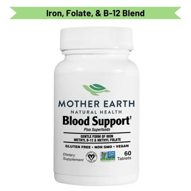 Mother Earth Supplements Blood Support Plus Superfoods - Tablets My Store
