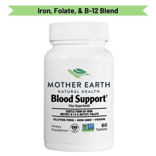 Mother Earth Supplements Blood Support Plus Superfoods - Tablets My Store