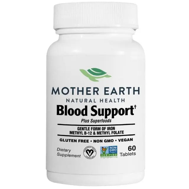 Mother Earth Supplements Blood Support Plus Superfoods - Tablets My Store